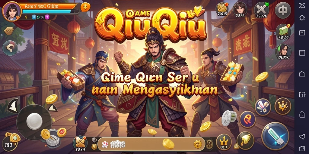 Tampilan gameplay QiuQiu yang seru dan menantang di 797K.