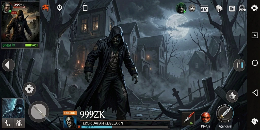 Gameplay menyeramkan dalam suasana gelap 999ZK