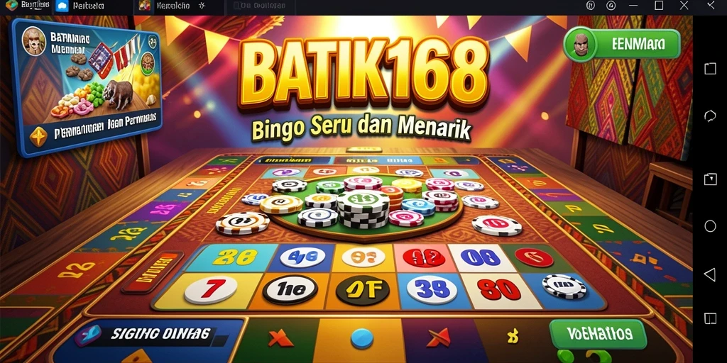 Tangkapan layar gameplay seru dari permainan Bingo BATIK168.