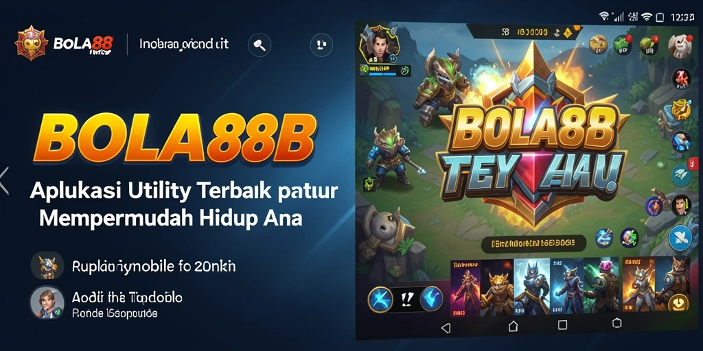 Tampilan antarmuka BOLA88 yang modern dan fungsional.