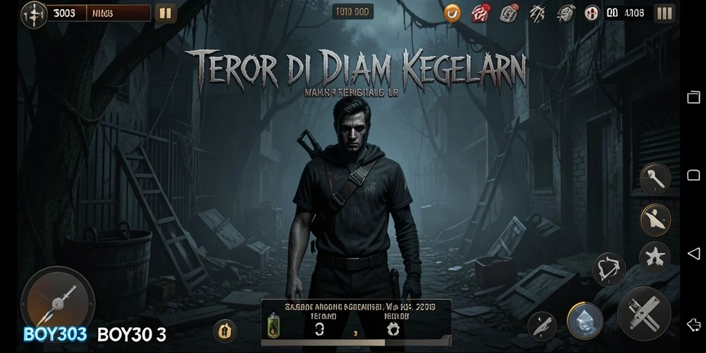 Tampilan gameplay menakutkan dan mendebarkan di BOY303.