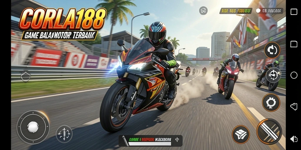 Gameplay balap motor yang memukau dan menantang di CORLA188.