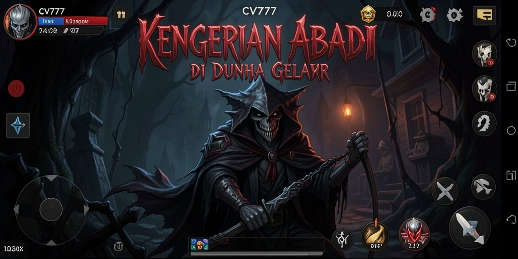 Gameplay CV777 yang mencekam dengan suasana kegelapan yang menyelimuti.