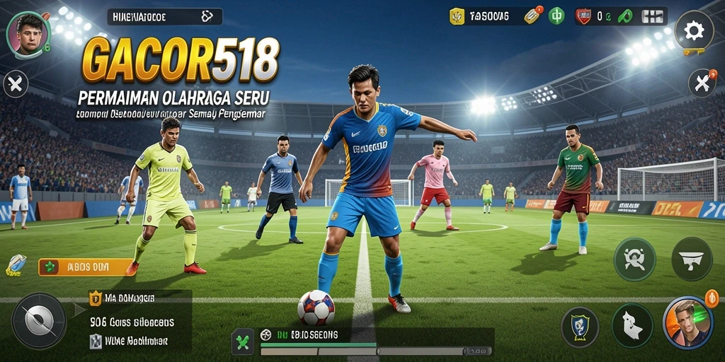 Tampilan menarik dari gameplay GACOR518 yang menampilkan momen-momen seru dalam olahraga.