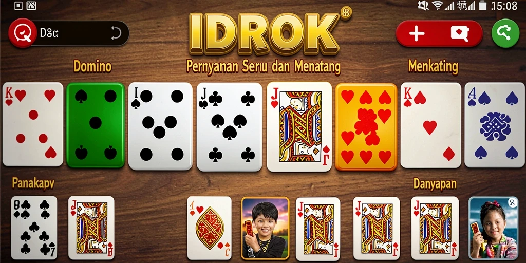 Tampilan gameplay seru dan interaktif dari IDROK.