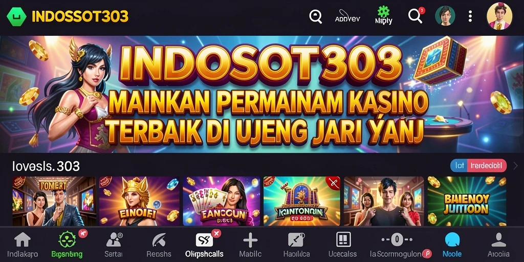 Menampilkan gameplay seru dari permainan slot di INDOSLOT303.