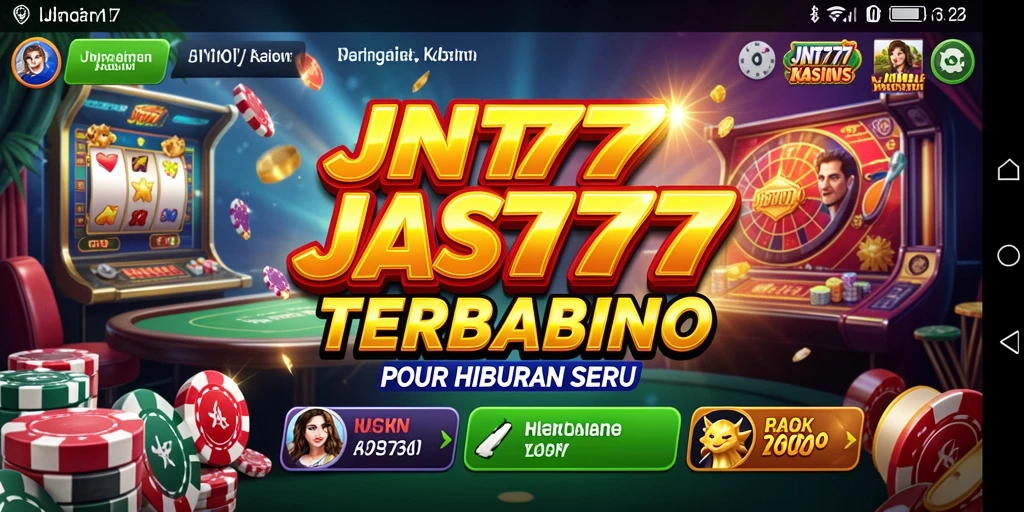 Tampilan gameplay menarik di JNT777 dengan pengalaman kasino nyata.