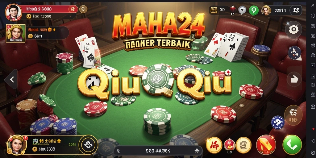 Tampilan gameplay QiuQiu yang seru di MAHA24.