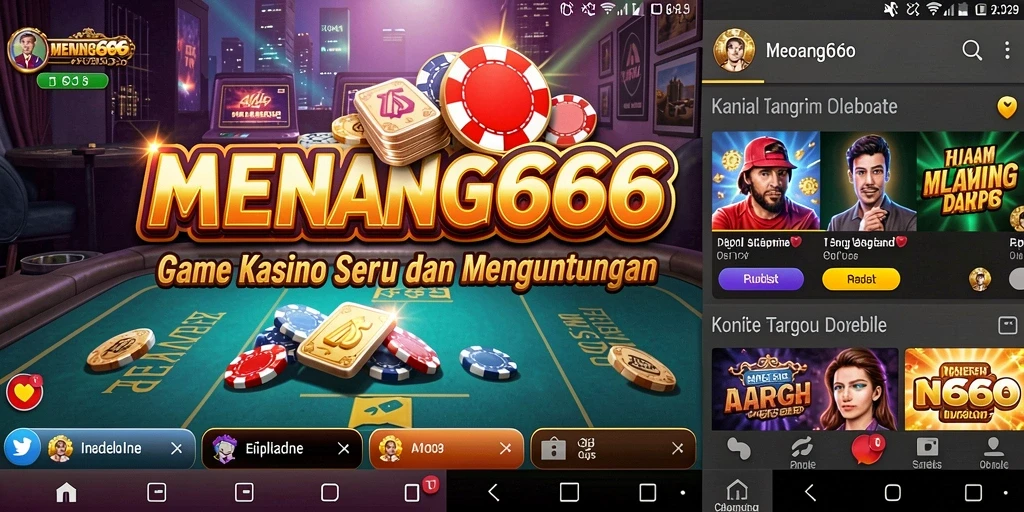 Tampilan menarik dari gameplay Kasino MENANG666.