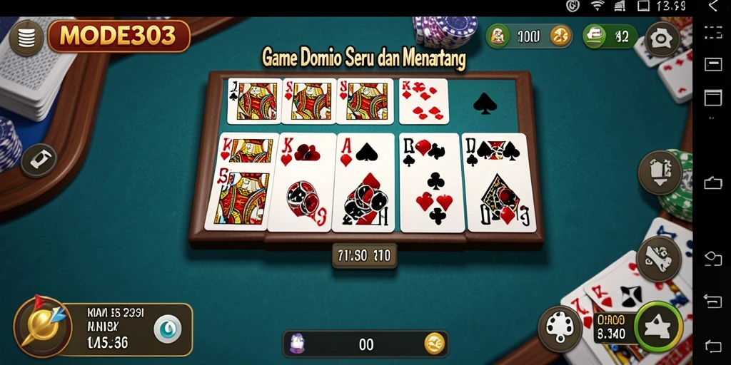 Tampilan gameplay seru MODE303 dengan grafis yang menarik.