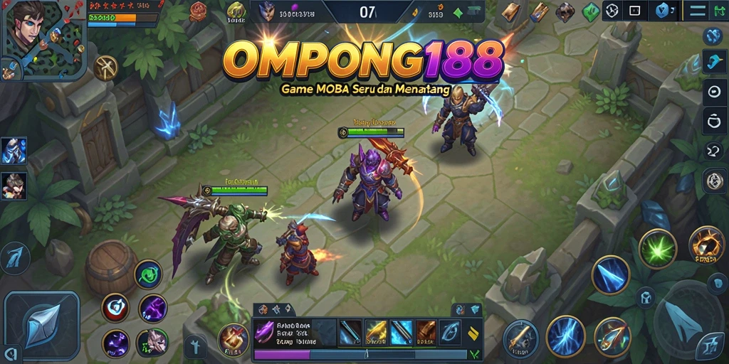 Tampilan gameplay OMPONG188 yang menegangkan dan atraktif