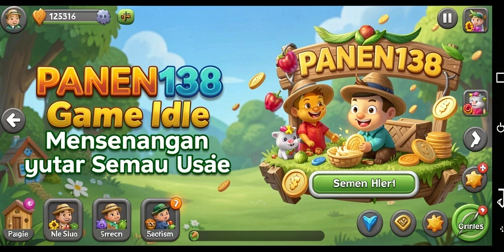 Tangkapan layar permainan PANEN138 yang menampilkan gameplay Idle yang menyenangkan.