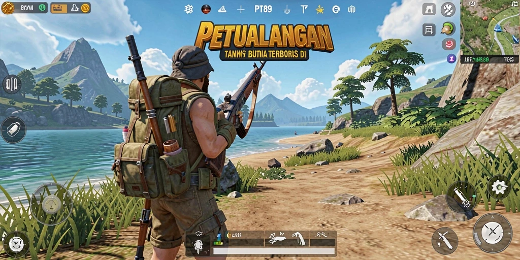 Gameplay PT89 yang penuh petualangan dan eksplorasi.