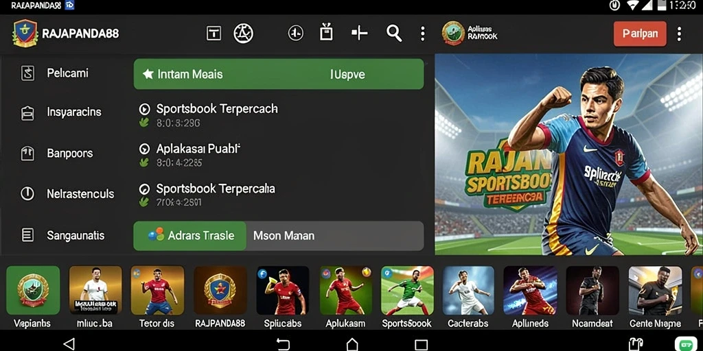 Screenshot gameplay menunjukkan momen seru dalam taruhan olahraga.