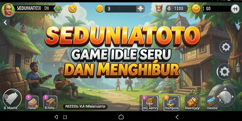 Tampilan gameplay SEDUNIATOTO yang menarik dan interaktif.