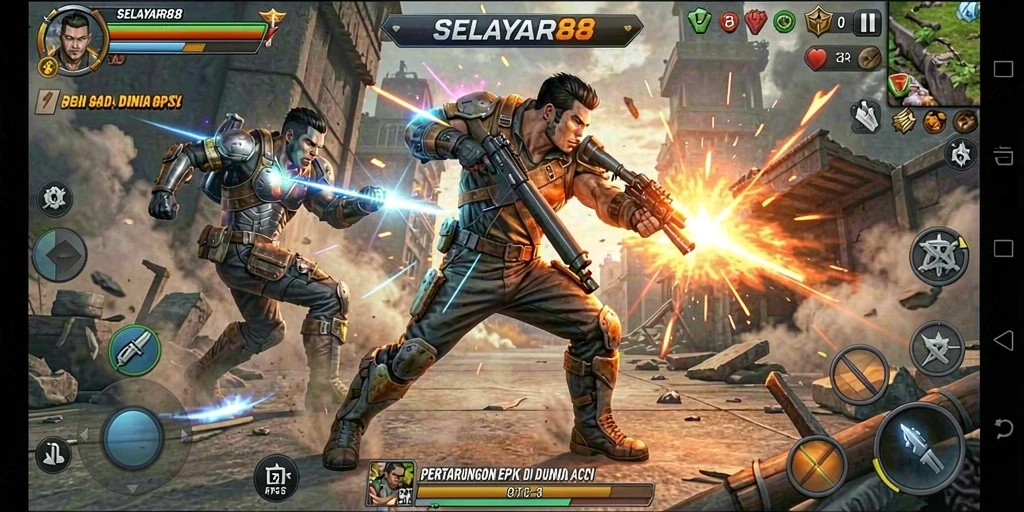 Tampilan pertarungan epik dalam SELAYAR88 yang menarik dan mendebarkan.