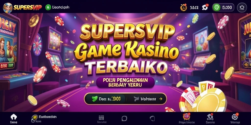 Gameplay seru dari SUPERSVIP dengan desain menarik dan interaksi menyenangkan.