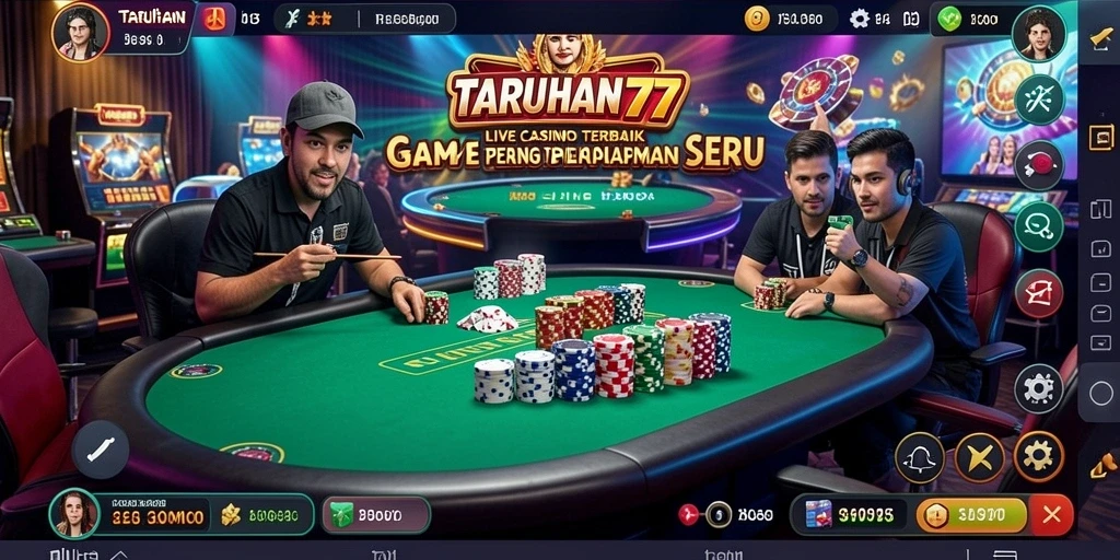 Tampilan gameplay yang seru dan interaktif di TARUHAN77.