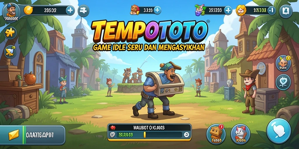 Tampilan gameplay TEMPOTOTO yang menarik dan mengasyikkan.