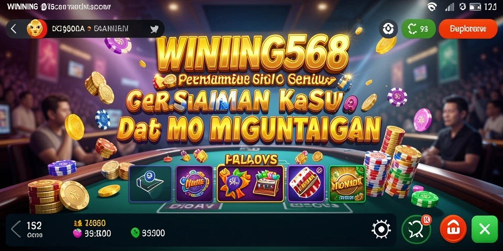 Tampilan menarik dari gameplay Kasino di WINNING568.